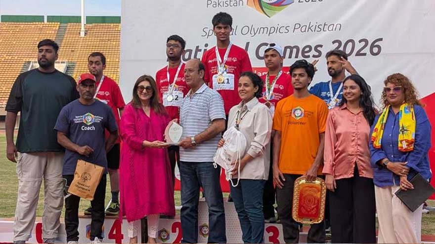 Punjab Wins Special Olympics Pakistan National Games Special athletes from Punjab celebrate winning the Special Olympics Pakistan National Games in Islamabad