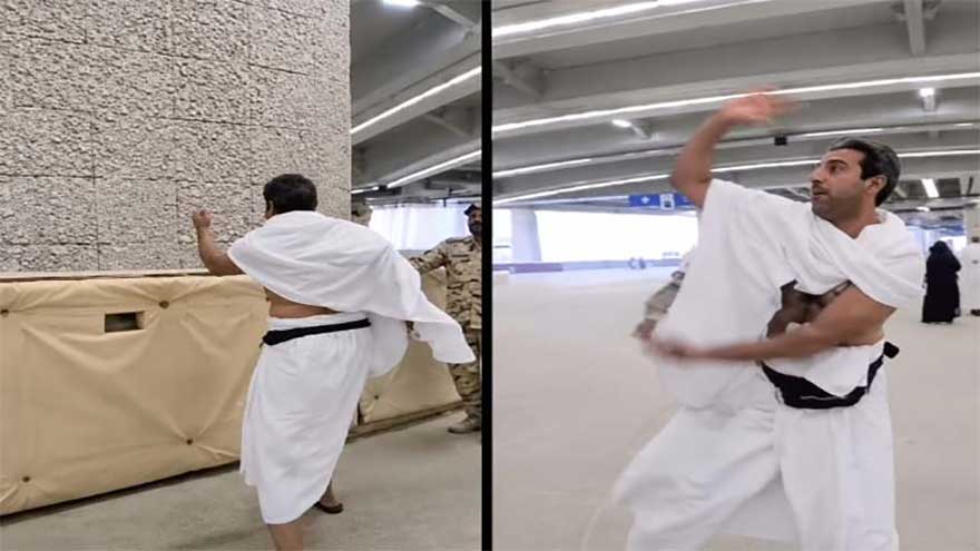 Wasim Akram’s Hajj ritual video draws attention on social media