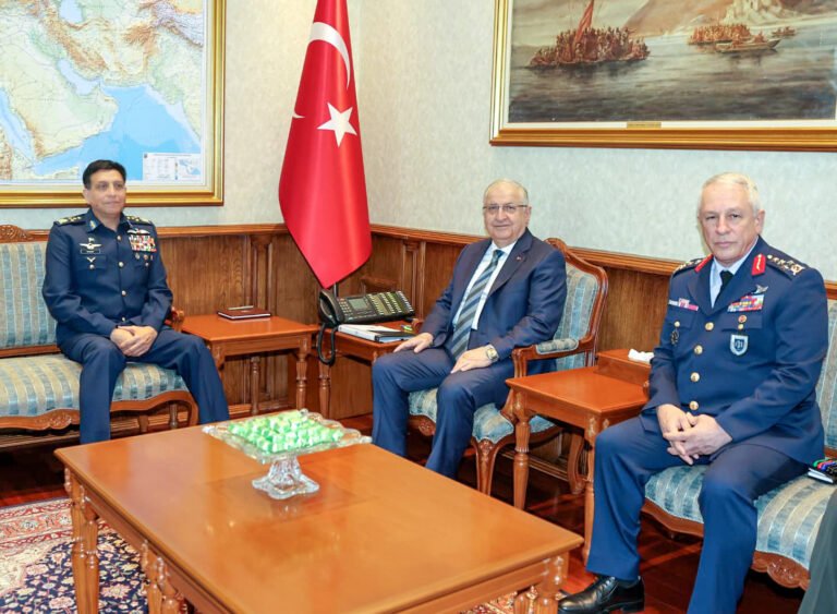 PAF chief Zaheer Ahmed Baber Sidhu meets Turkish defence and aerospace leaders during his official visit to Turkiye.