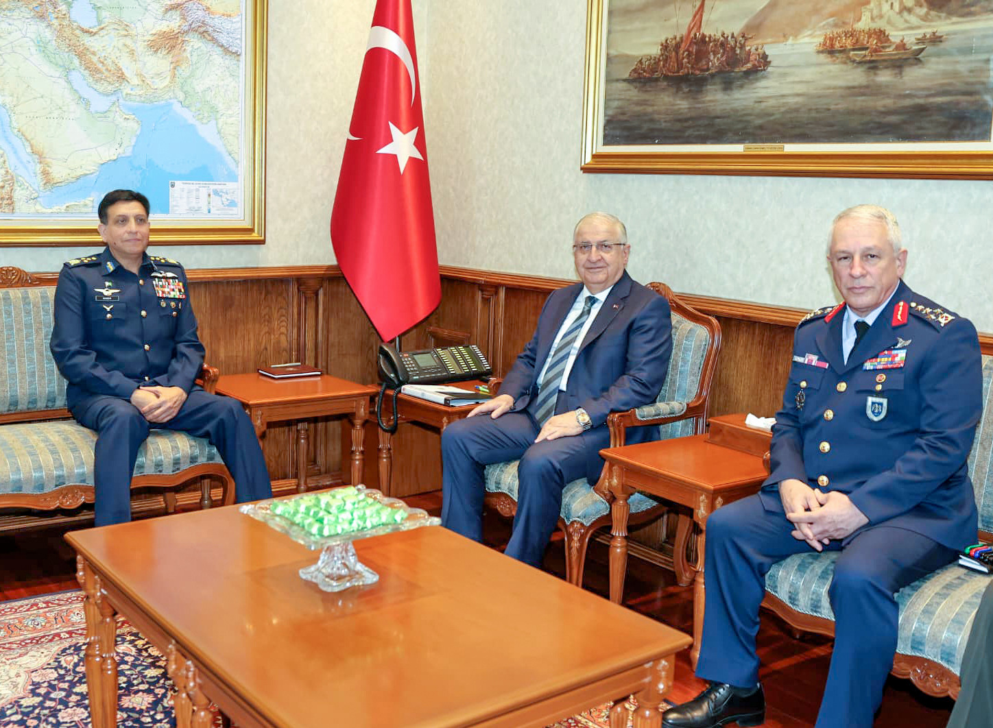 PAF chief holds high-level defence and aerospace meetings in Turkiye