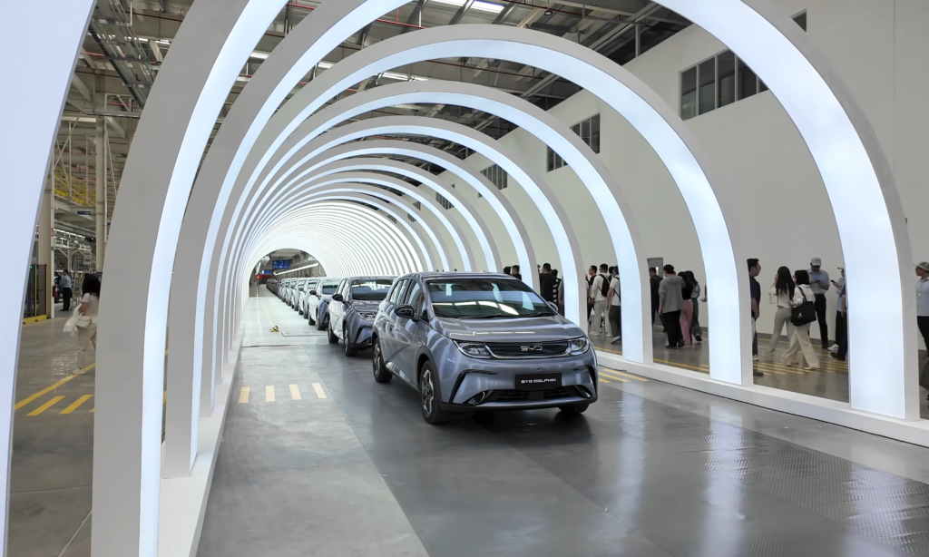 BYD shares slide after sharp Q1 profit drop despite record overseas sales