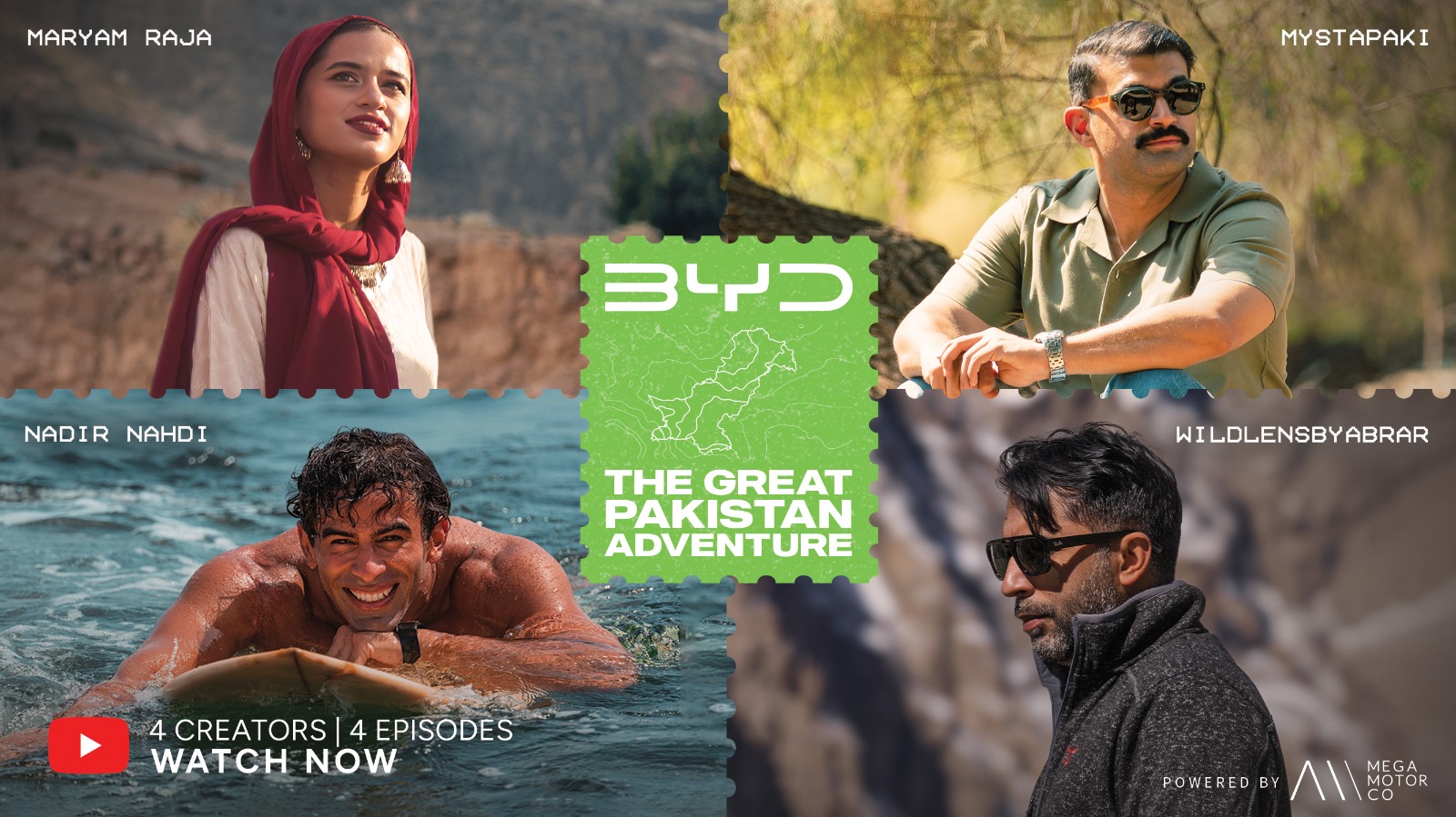 BYD’s Great Pakistan Adventure takes viewers across Pakistan’s wildest landscapes