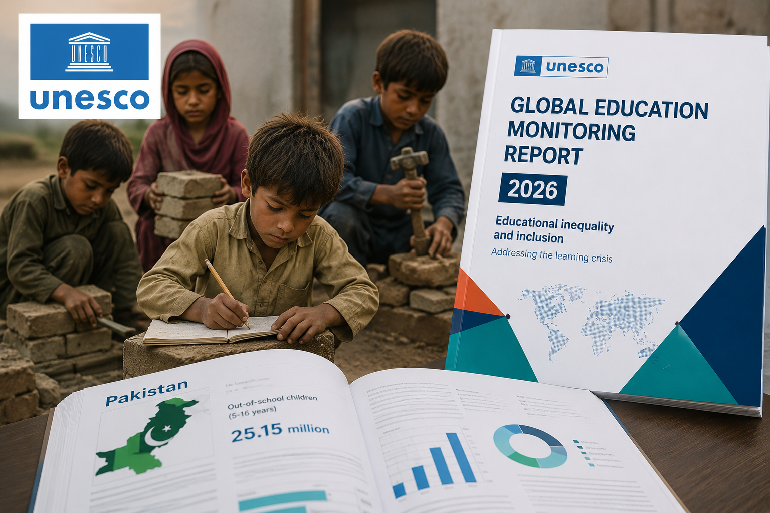 UNESCO report highlights Pakistan’s out-of-school children crisis ahead of 2030 education goals