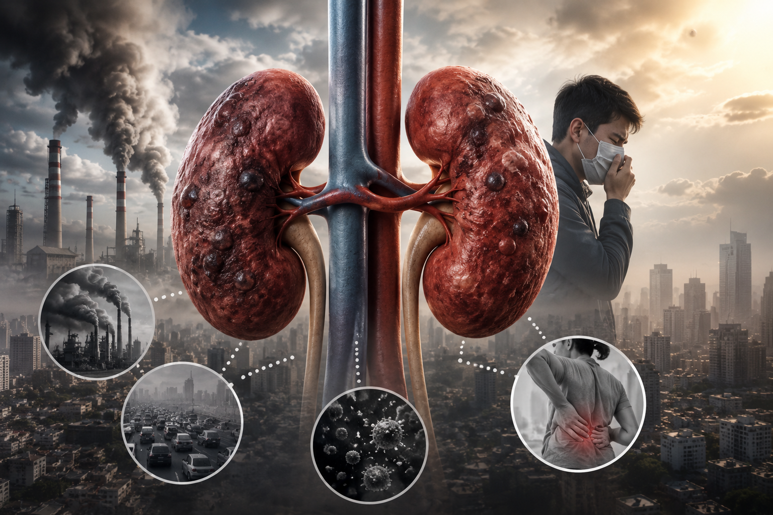 Study finds air pollution can trigger fatal kidney diseases