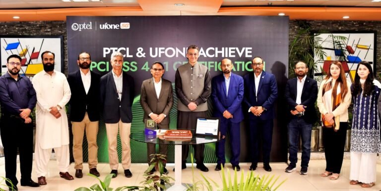 PTCL and Ufone achieve PCI DSS v4.0.1 certification for secure payment card data handling.
