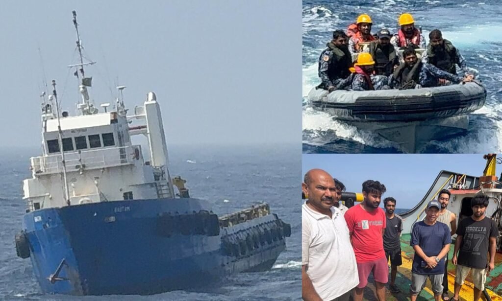 Pakistan Navy assists stranded MV Gautam vessel in Arabian Sea with foreign crew