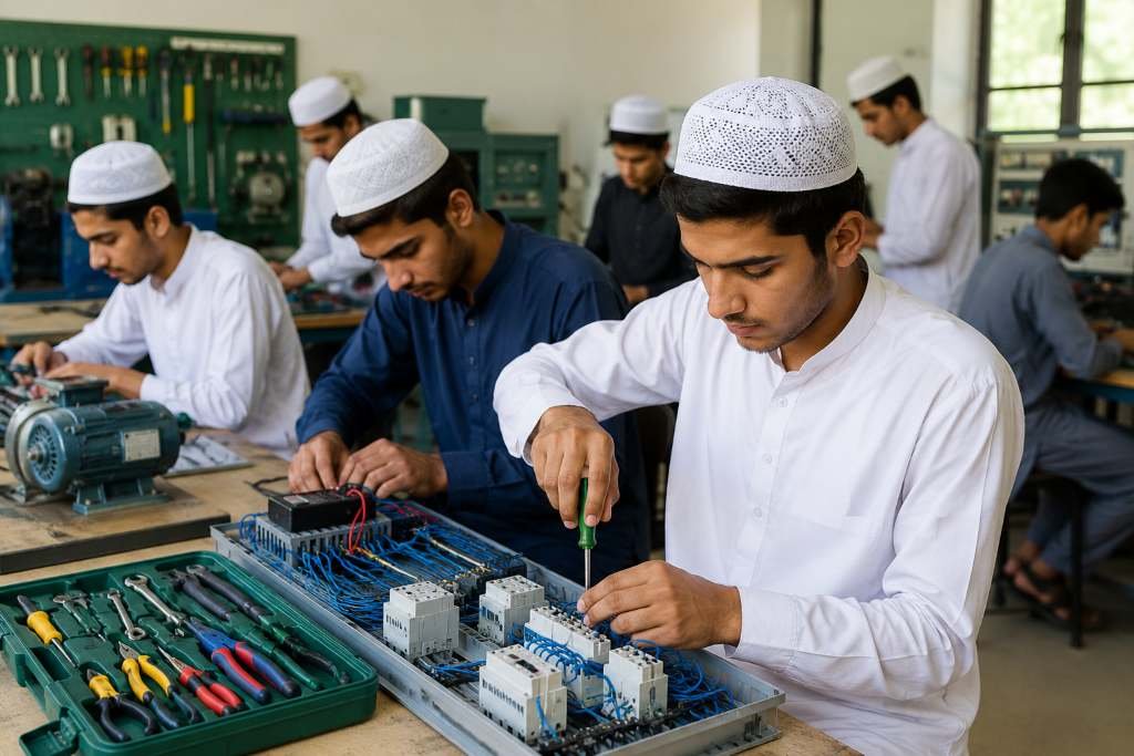 2,200 madrassah students receive technical training by NAVTTC 2,200 madrassah students receive technical training by NAVTTC