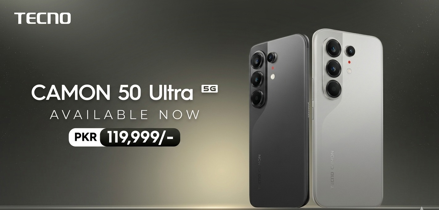 TECNO launches CAMON 50 Ultra 5G in Pakistan with 50MP Sony camera