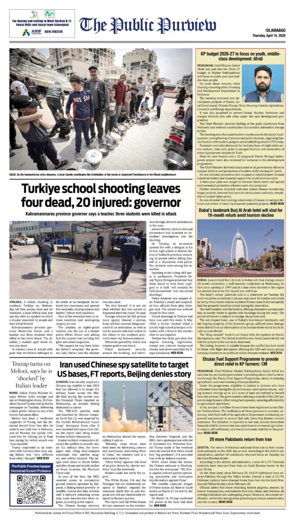 Back 16-04-2026 Islamabad