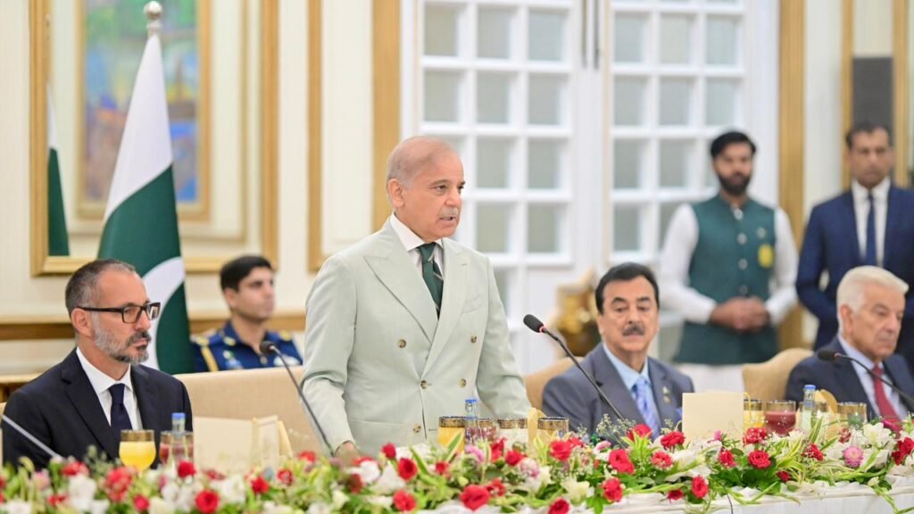PM hosts Prince Rahim Aga Khan V, seeks deeper partnership with AKDN Prime Minister Shehbaz Sharif meeting Prince Rahim Aga Khan V in Islamabad