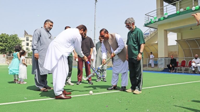 Students participate in the Annual Sports Gala 2026 at Khpal Kor Model School in Swat.