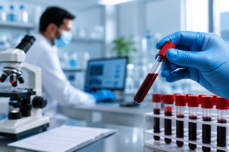 A new blood test for prostate cancer may help doctors detect when treatment is beginning to fail.