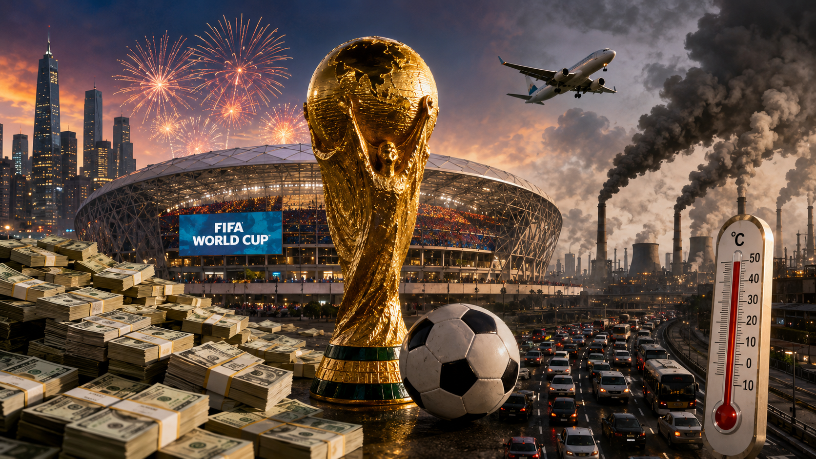 FIFA World Cup set to generate record revenue and carbon emissions