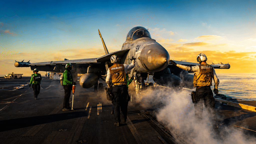Two US Navy jets collide mid-air during Idaho airshow as four crew members eject safely.