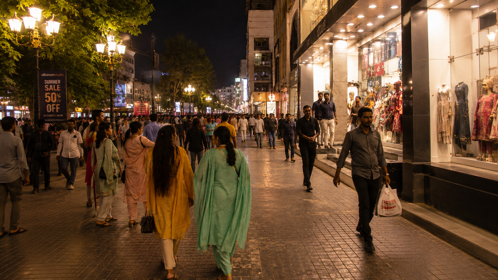 Late-night shopping returns as Punjab lifts 8pm restriction