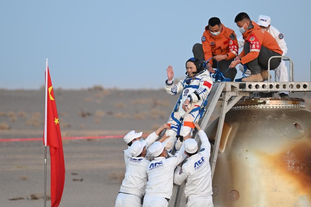 Shenzhou-21 astronauts return safely after record 210-day space station mission