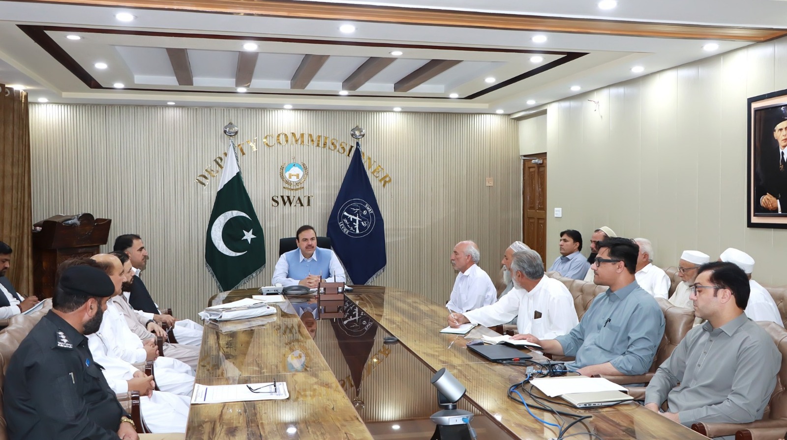 Swat administration reviews bus stand facilities and Malam Jabba tourism plans