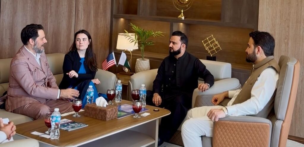 HBK Group discusses Pakistan-US trade opportunities with a US Consulate delegation in Peshawar.