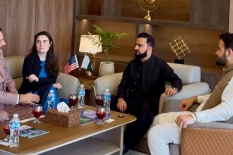 HBK Group discusses Pakistan-US trade opportunities with a US Consulate delegation in Peshawar.