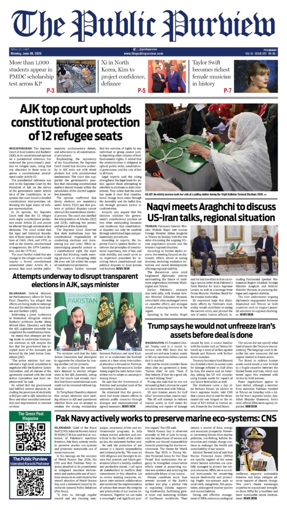 Front 08-06-2026 Peshawar