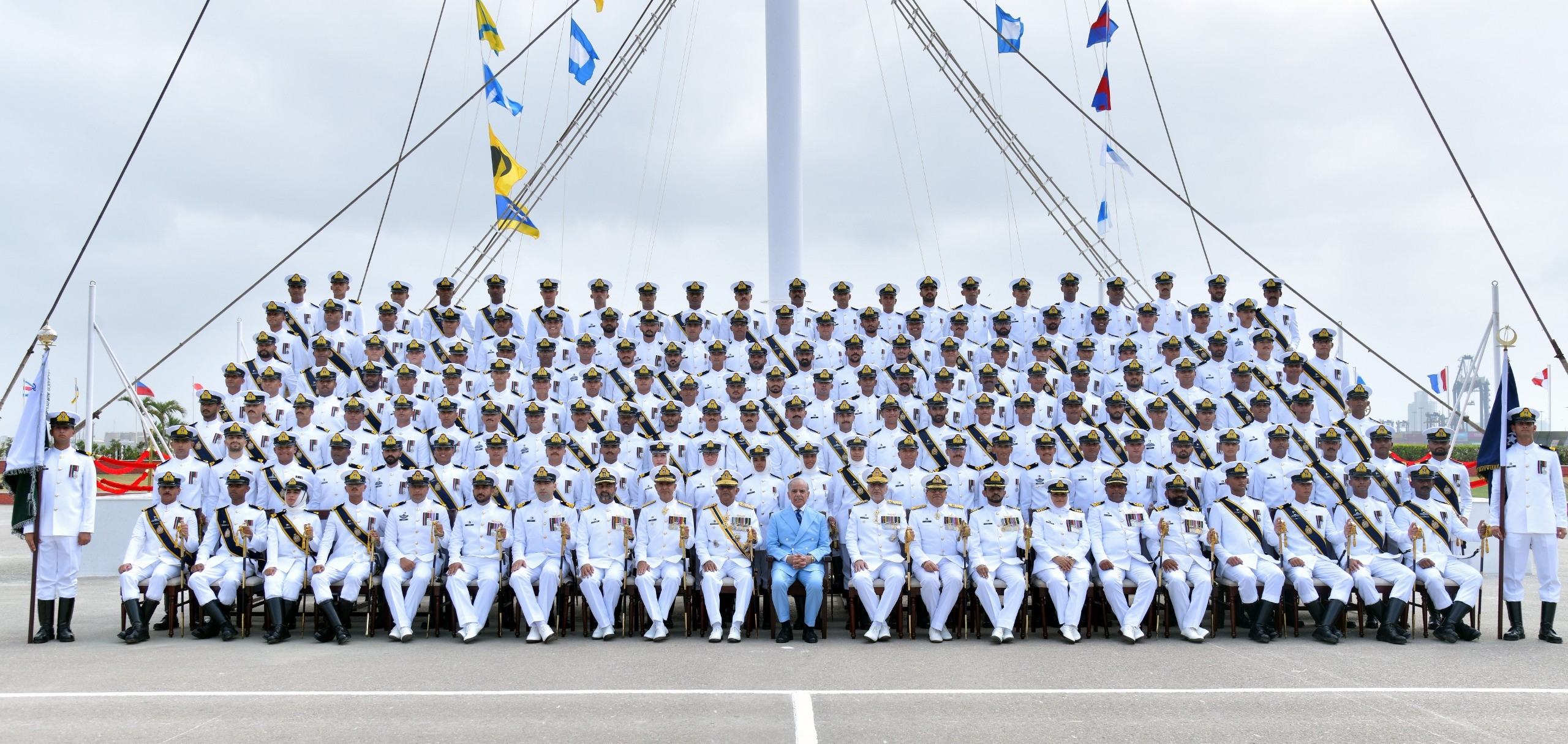 Shehbaz Sharif Hails Pakistan Navy’s Maritime Strength at 125th Midshipmen, 33rd SSC Commissioning Parade