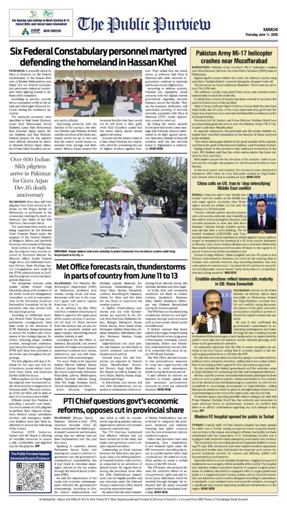 11-06-2026 Karachi