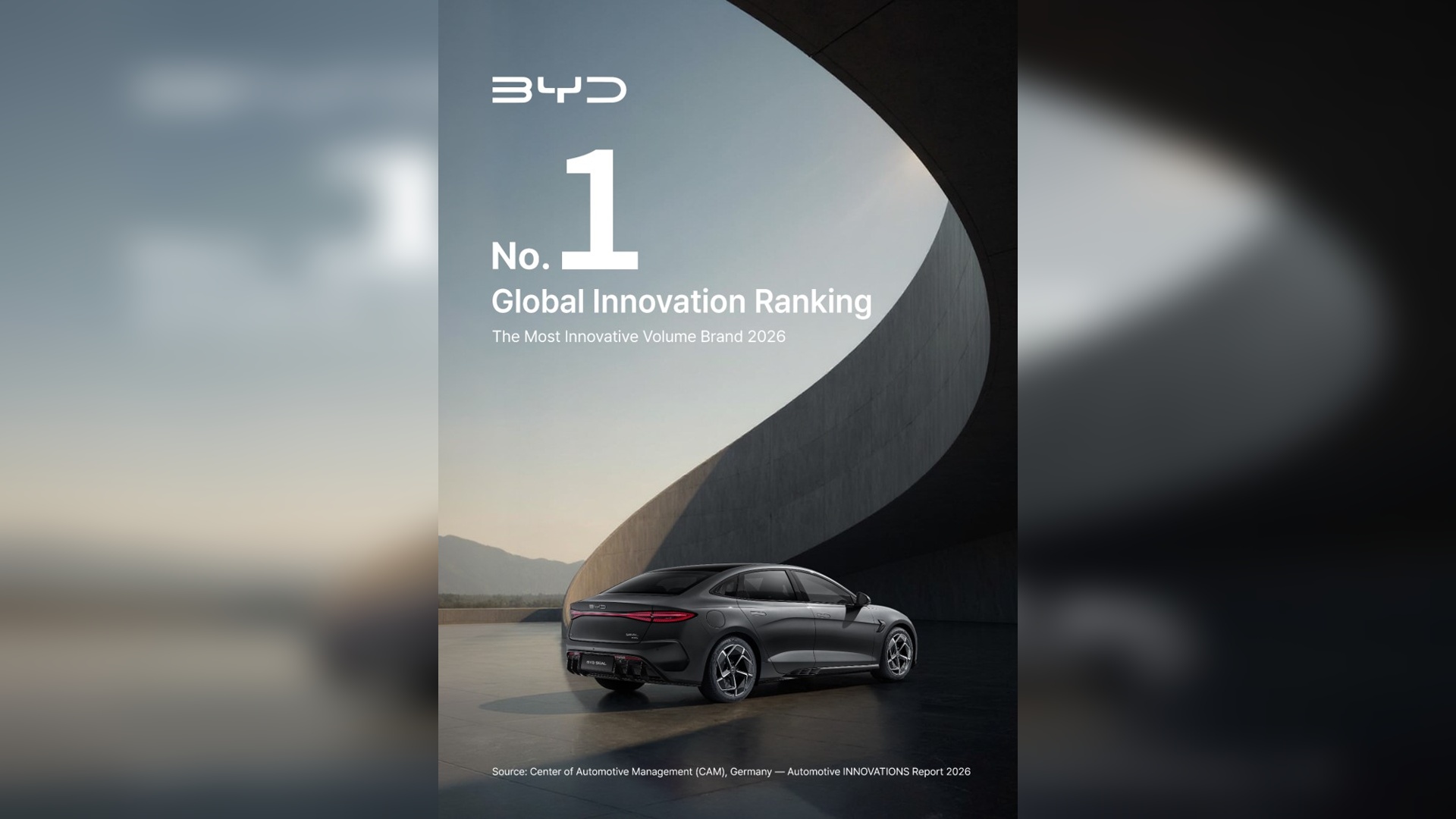 BYD leads global automotive innovation ranking in first for Chinese automaker