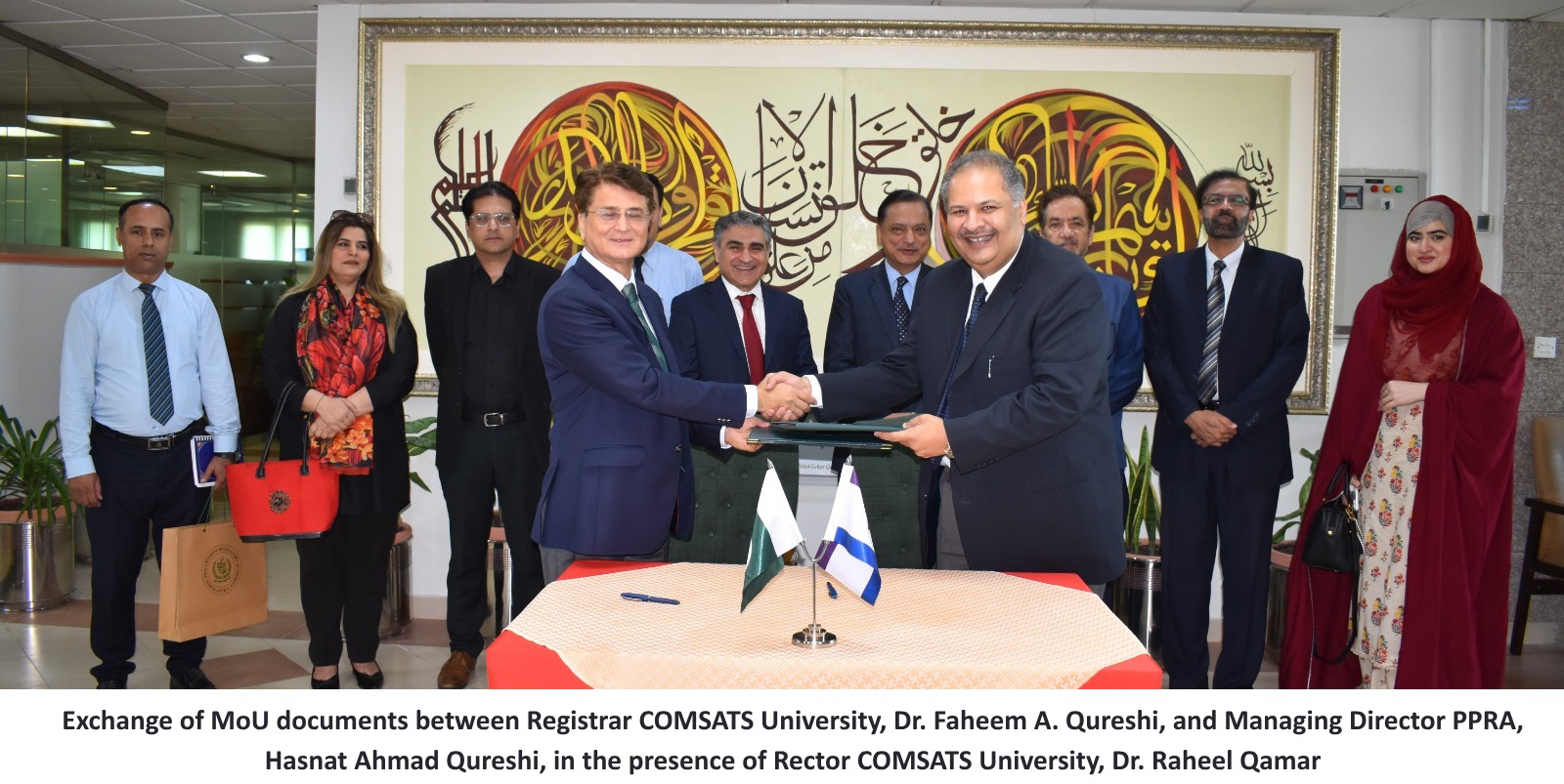 COMSATS University, PPRA Join Hands to Launch Professional Procurement Training Programmes
