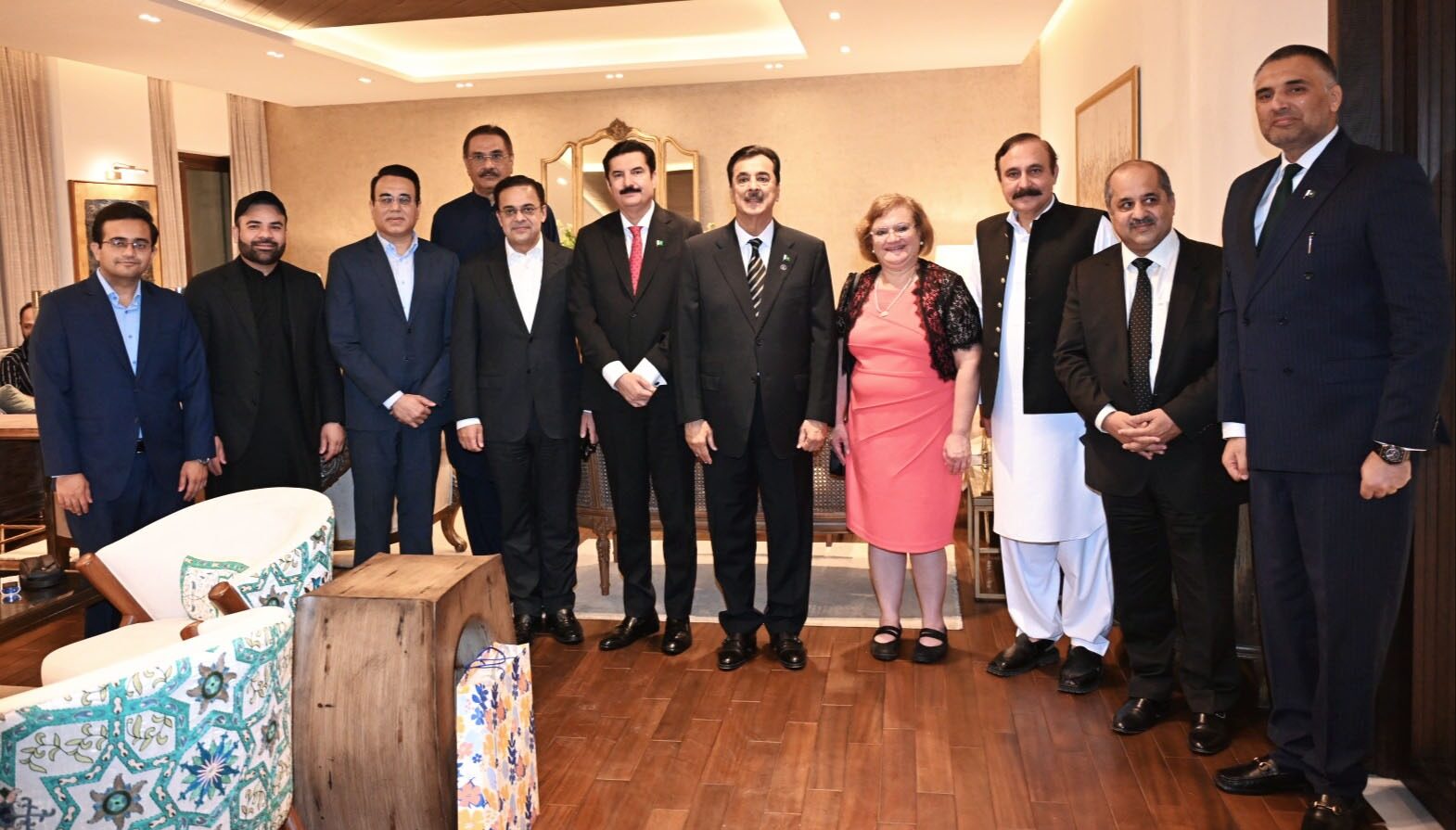 Chairman Senate Attends Farewell Reception Hosted in Honour of Outgoing Italian Ambassador as Chief Guest