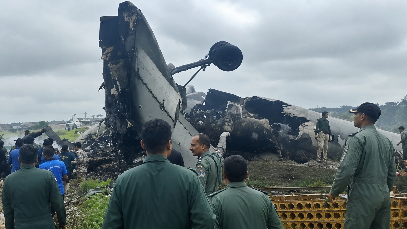 Indian Air Force AN-32 Aircraft Crashes at Jorhat Airbase in Assam