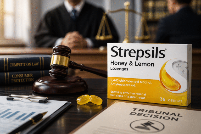 Tribunal upholds CCP ruling against Reckitt Benckiser over Strepsils marketing claims