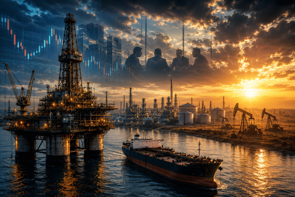Oil prices ease as markets weigh signals from US-Iran talks A pump jack operates at an oil field as oil prices respond to developments in US-Iran talks