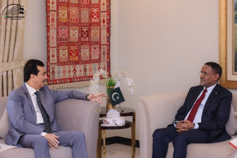Pakistan-Ethiopia parliamentary cooperation was discussed during a meeting between Senate Chairman Yousuf Raza Gilani and Ambassador Dr. Oumer Hussien Oba.