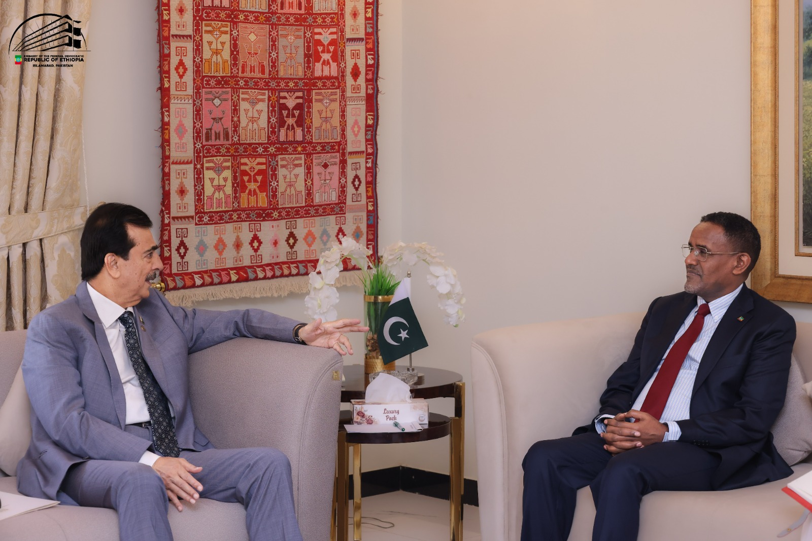 Pakistan, Ethiopia agree to strengthen parliamentary cooperation and expand bilateral ties