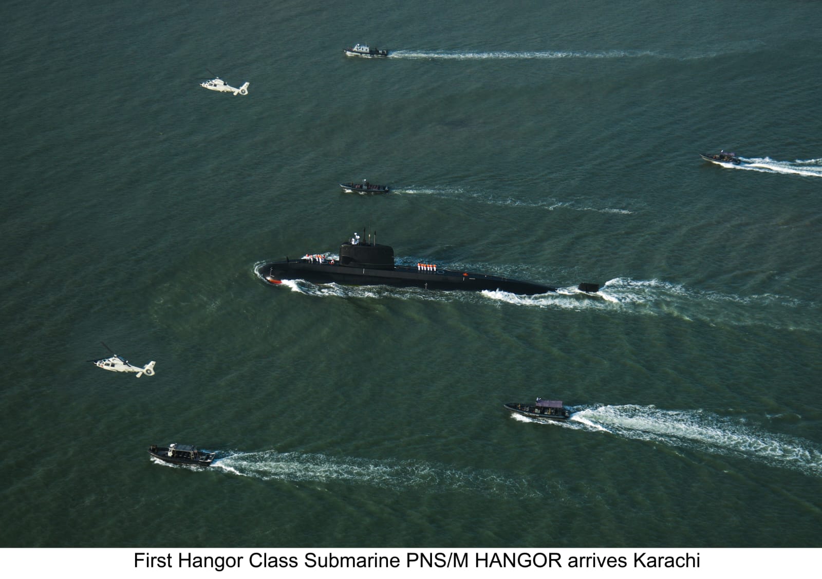 First Hangor-Class Submarine Arrives in Karachi to Join Pakistan Navy Fleet