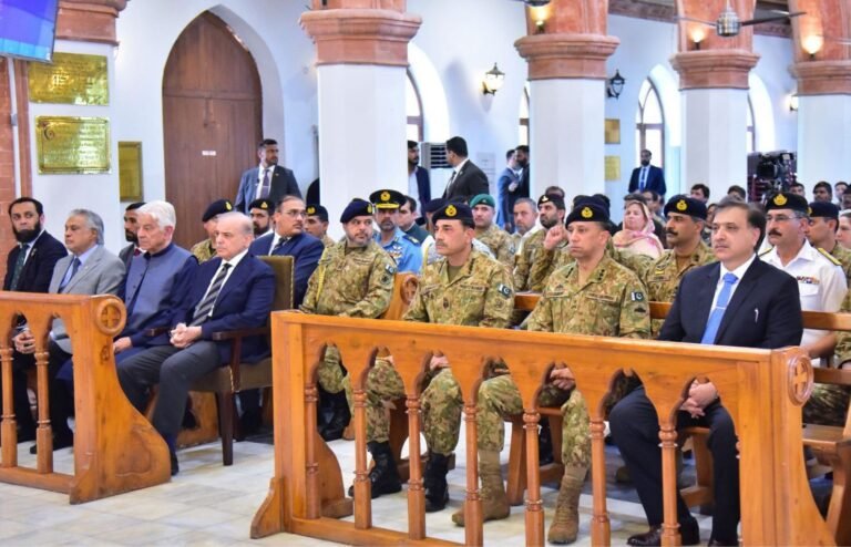 Funeral prayers for victims of the Muzaffarabad MI-17 helicopter crash being offered at Chaklala Garrison in Rawalpindi.