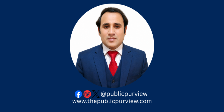 Portrait of Imran Ammar, a writer and journalist known for covering social, cultural, and current affairs issues in Pakistan.