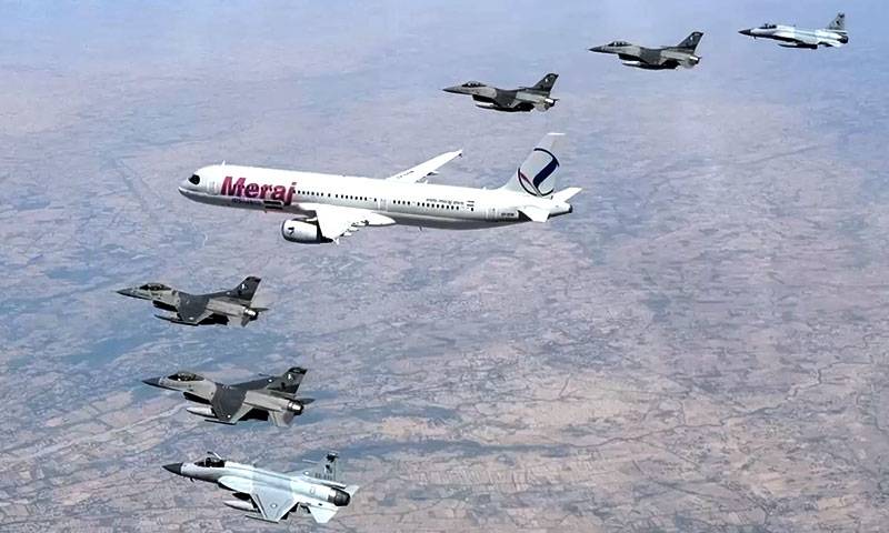 Pakistan Air Force Jets Escort Iranian President’s Aircraft Into Pakistani Airspace