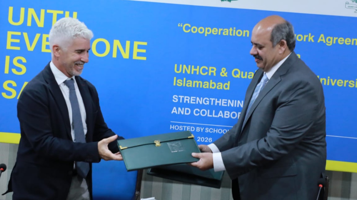 Quaid-i-Azam University, UNHCR Sign Refugee Law Cooperation Agreement