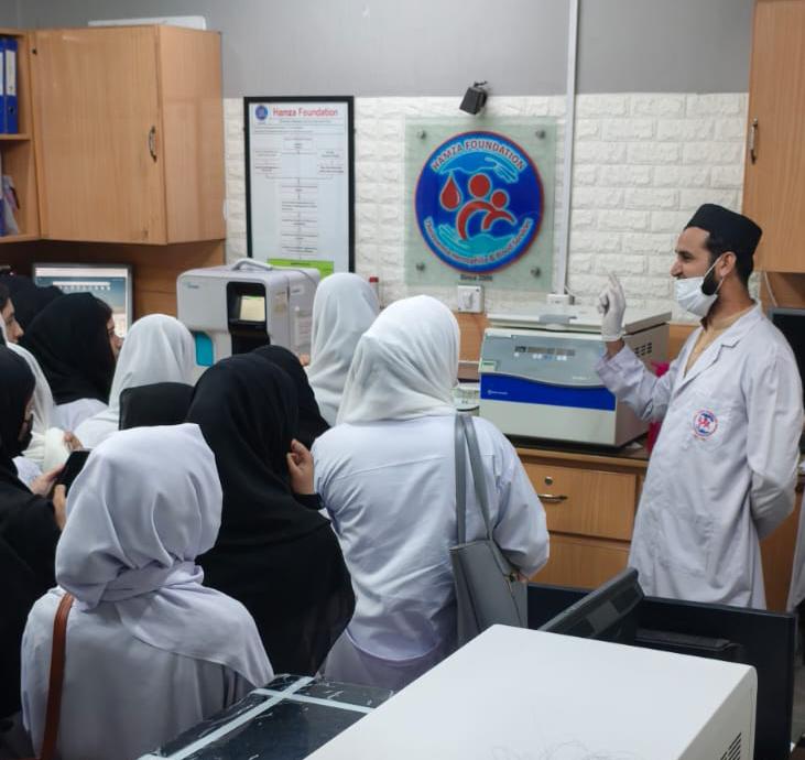 Peshawar Medical College Students Visit Hamza Foundation To Observe Healthcare Services