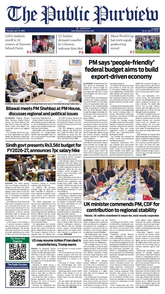 18-06-2026 Islamabad