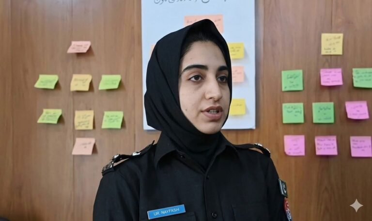 Mardan Police appoints Sabina Naz as the first female Additional SHO at City Police Station