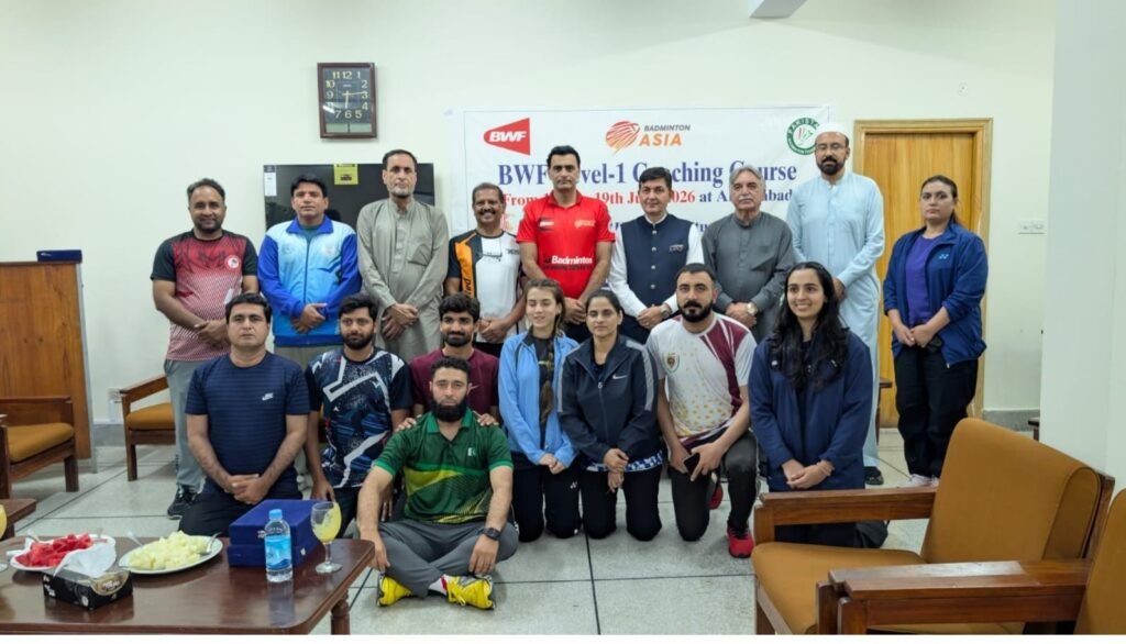 Pakistan Badminton Federation coaching camp in Abbottabad for BWF Level One training