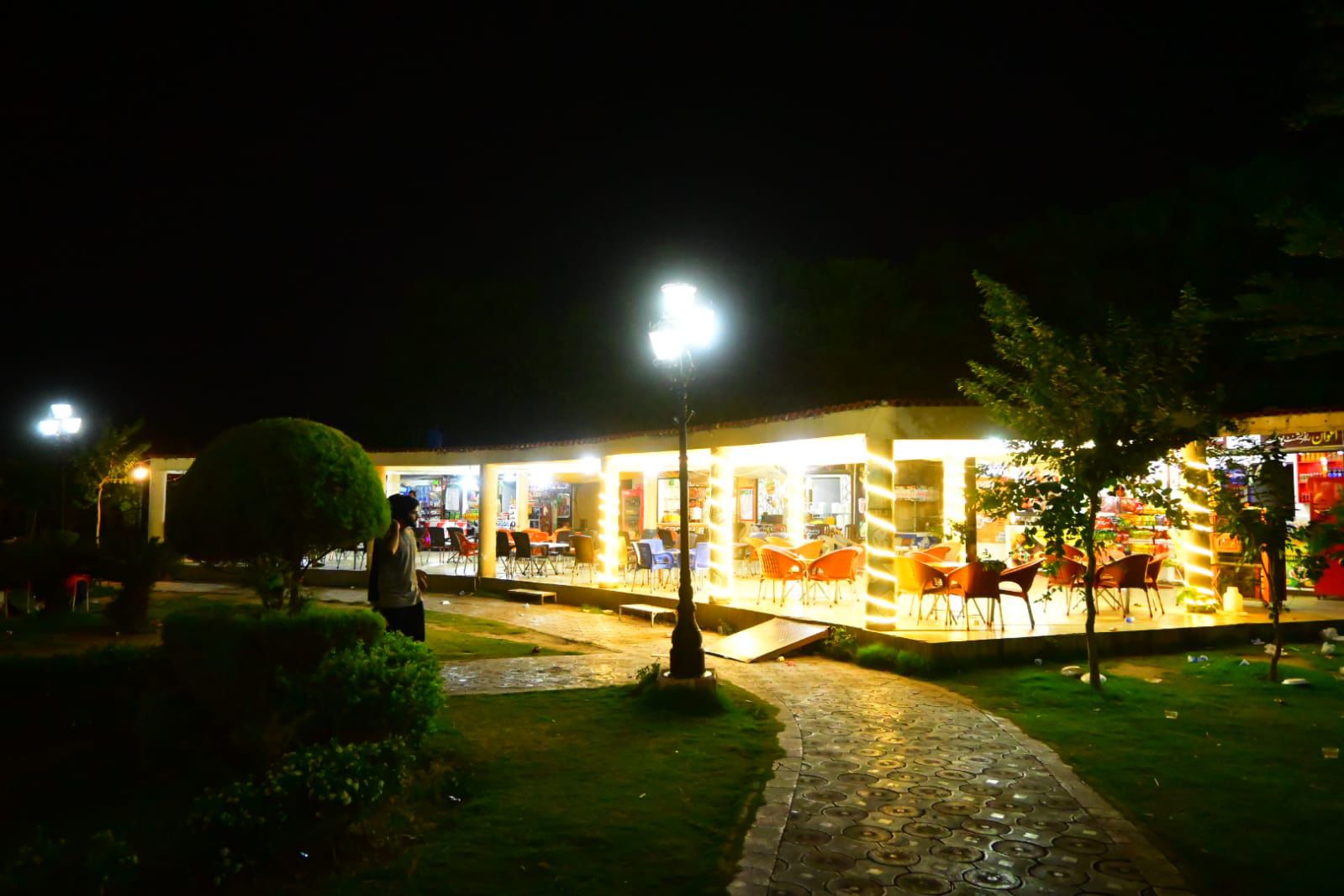 Special Lights Installed At Rawal Park To Improve Nighttime Recreation