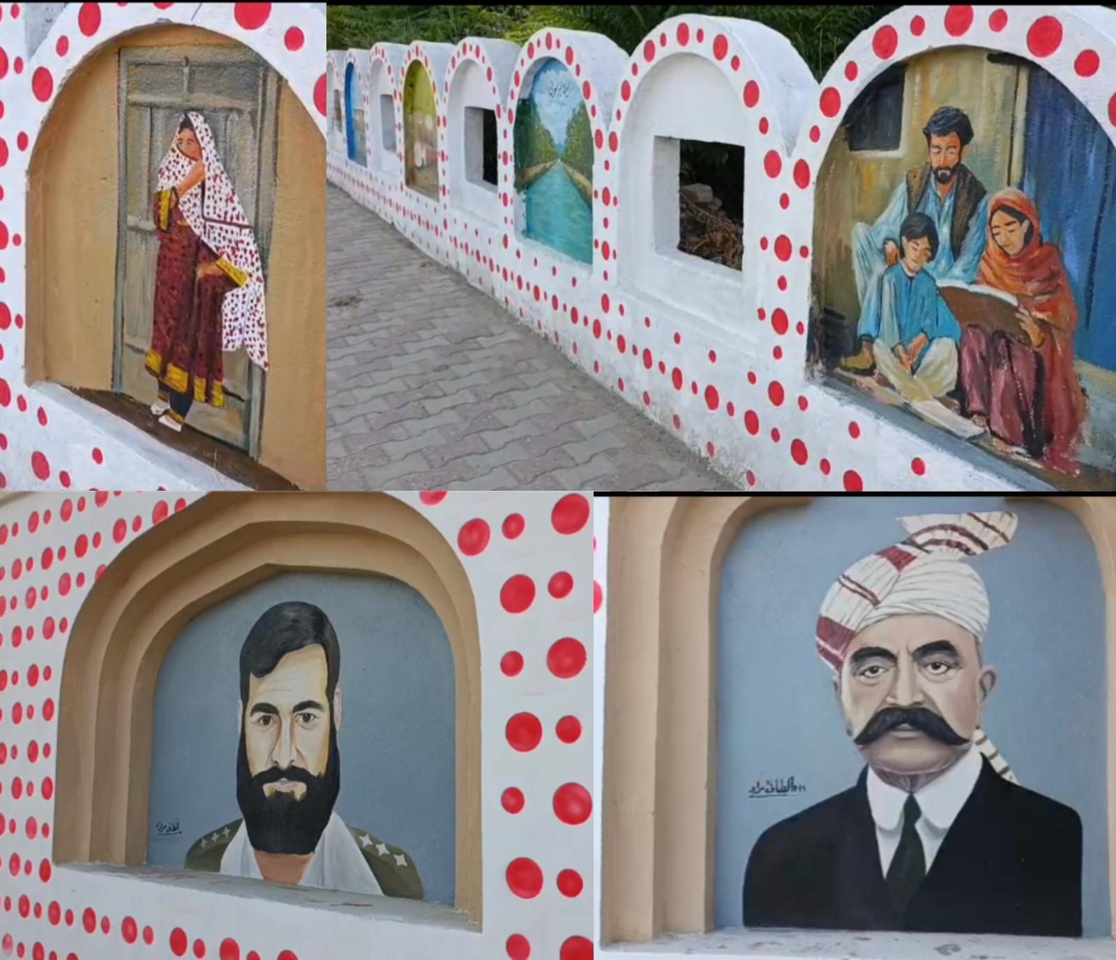 ‘Wall of Swabi’ Unveiled at Swabi Interchange to Celebrate District’s Culture and Heritage