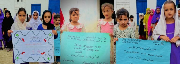 Students in Shangla participate in anti-drug awareness campaign under the slogan Say No to Drugs, Say Yes to Life