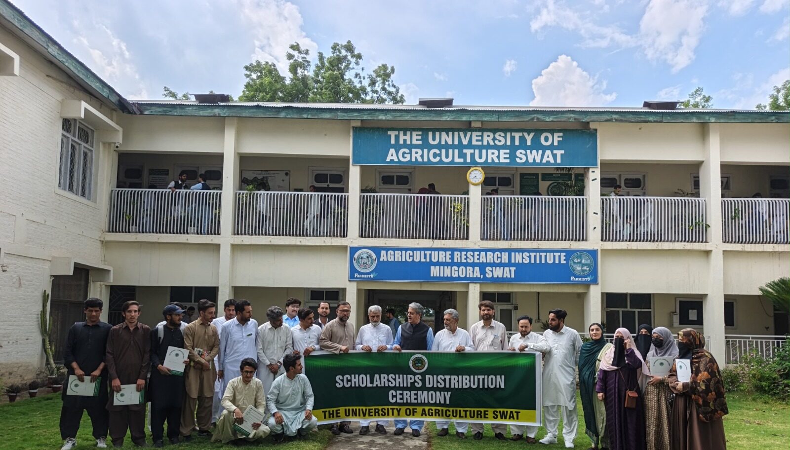 University of Agriculture Swat awards scholarships to 75 students in academic support drive