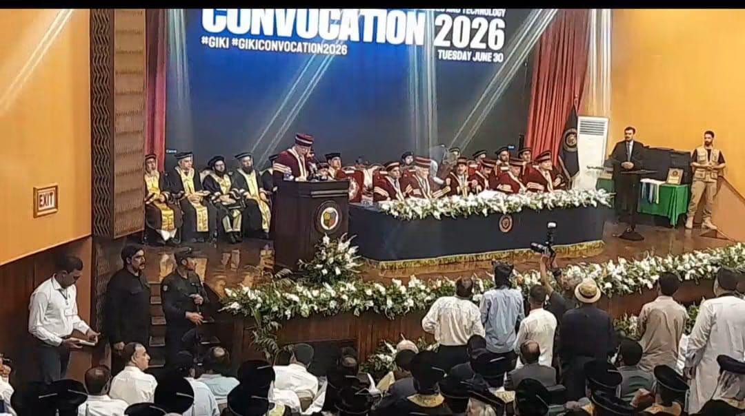 Gillani says Pakistan played key role in US–Iran ceasefire understanding: GIK convocation held in Swabi