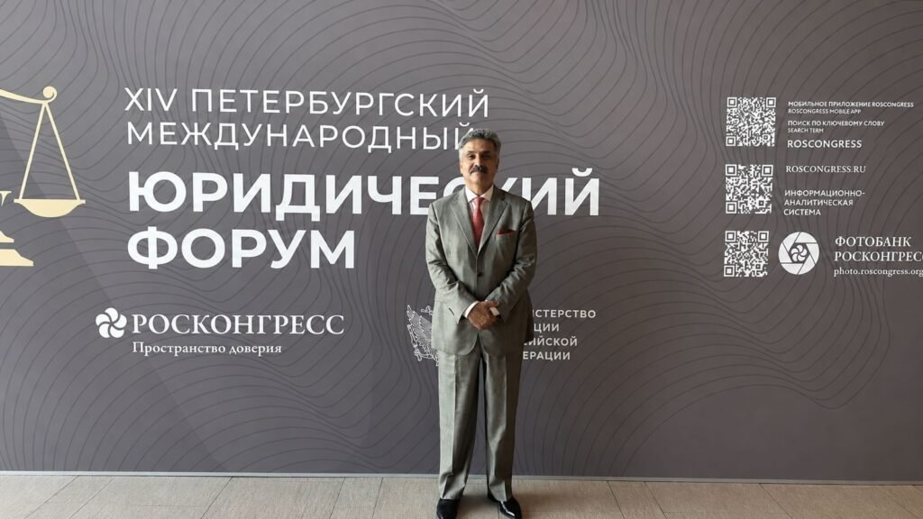 Pakistan’s judicial leadership attends the St. Petersburg International Legal Forum 2026 in Russia.