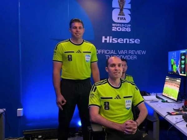 FIFA clears VAR official Shaun Evans after a controversial hand gesture appeared during World Cup broadcast footage.